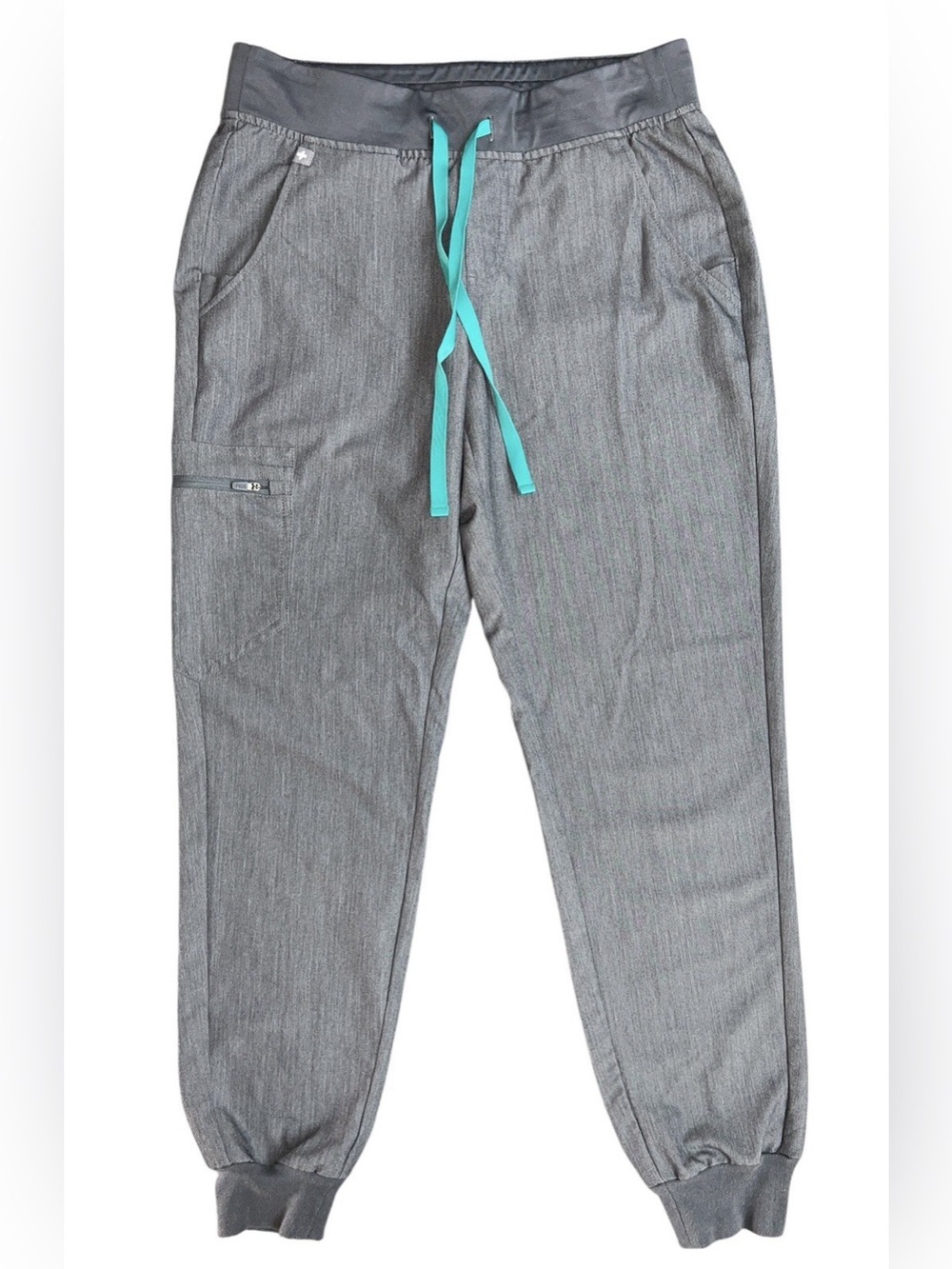 FIGS Technical Collection High Waisted Zamora Scrub Joggers Women's S Gray